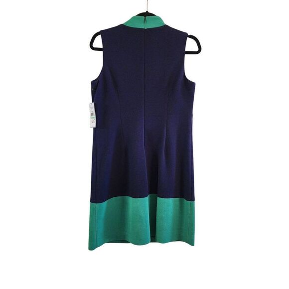 Jessica Howard NWT shift dress green and blue size 8P - Picture 3 of 8